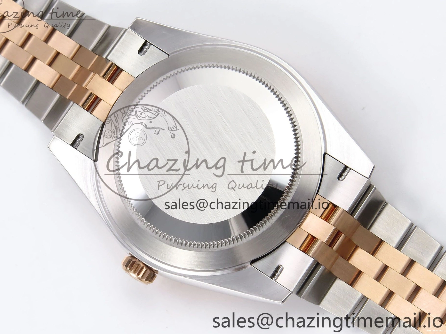 0122 DateJust 41 126331 ARF 1:1 Best Edition 904L Steel Gray Dial Green Roman Marker on SS RG Jubilee Bracelet SH3235（Gain Weight） FastDry 1103